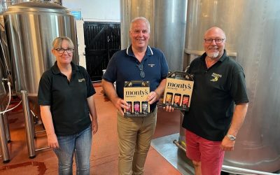 Welsh Conservative Leader visits Montgomery brewery